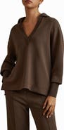 Reiss Bernie Johnny Collar Sweatshirt