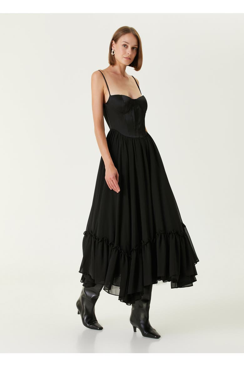 Your *Itch Swan Dress, Alternate, color, BLACK