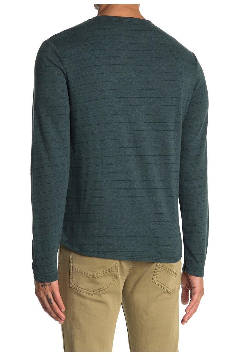 Marine Layer Stripe Crew Neck Long Sleeve T-Shirt, Alternate, color,