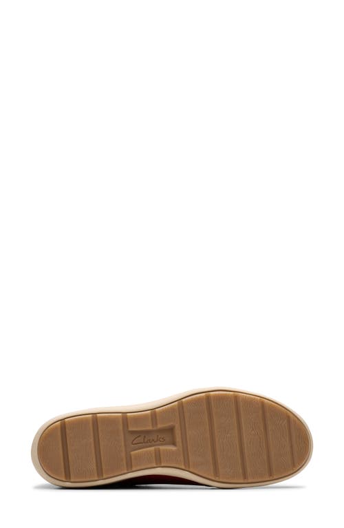 Clarks Women's Bryianne Bayla Round Toe Sneakers In Red