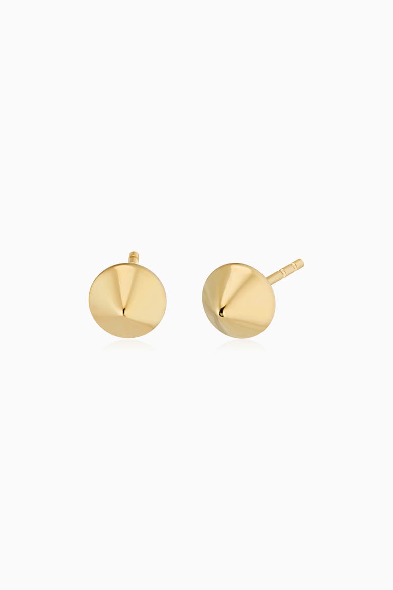 14K Yellow Gold Prism Studs, Main, color, Yellow Gold