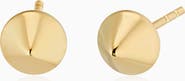Oradina 14K Yellow Gold Prism Studs