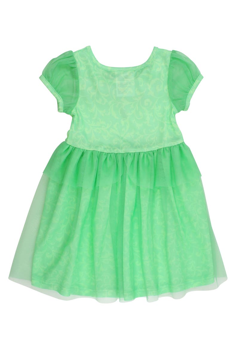 Princess Dress-Up Puff Sleeve Nightgown, Alternate, color, Garden Green Princess
