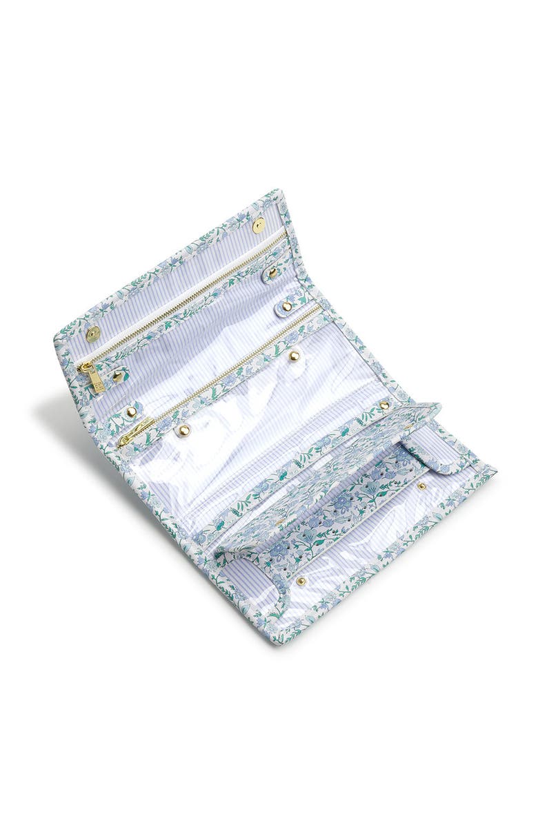 TRVL Design Hamptons Floral Jewelry Wallet, Alternate, color, 