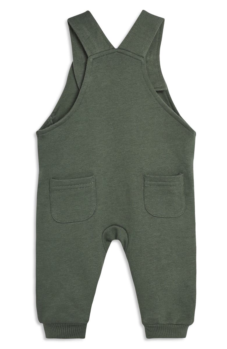 JOJO MAMAN BEBE Long Sleeve Lion Print T-Shirt & Appliqué Overalls Set, Alternate, color, 