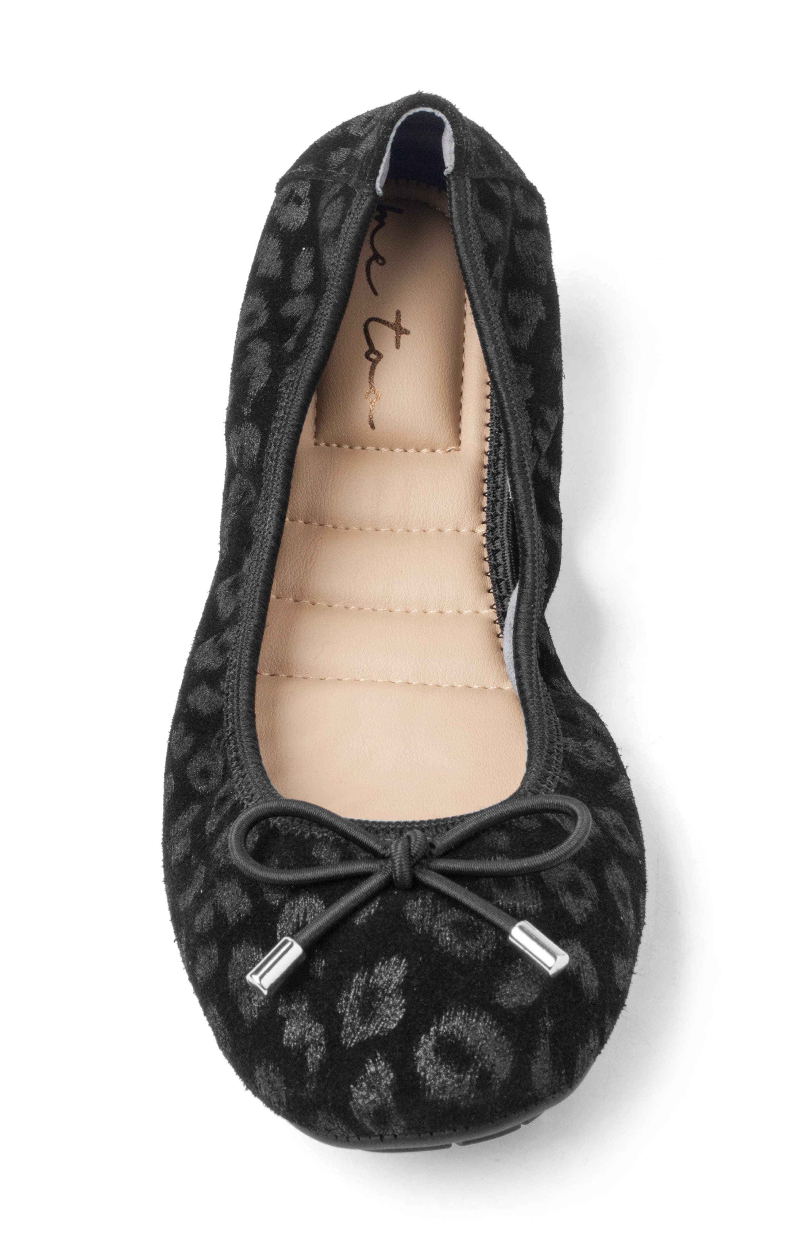'Halle 2.0' Ballet Flat, Alternate, color, BLACK FOIL PRINT LEOPARD