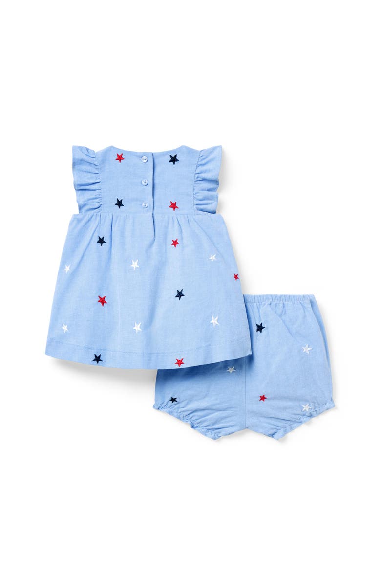 Janie and Jack Stars Set, Alternate, color, Blue