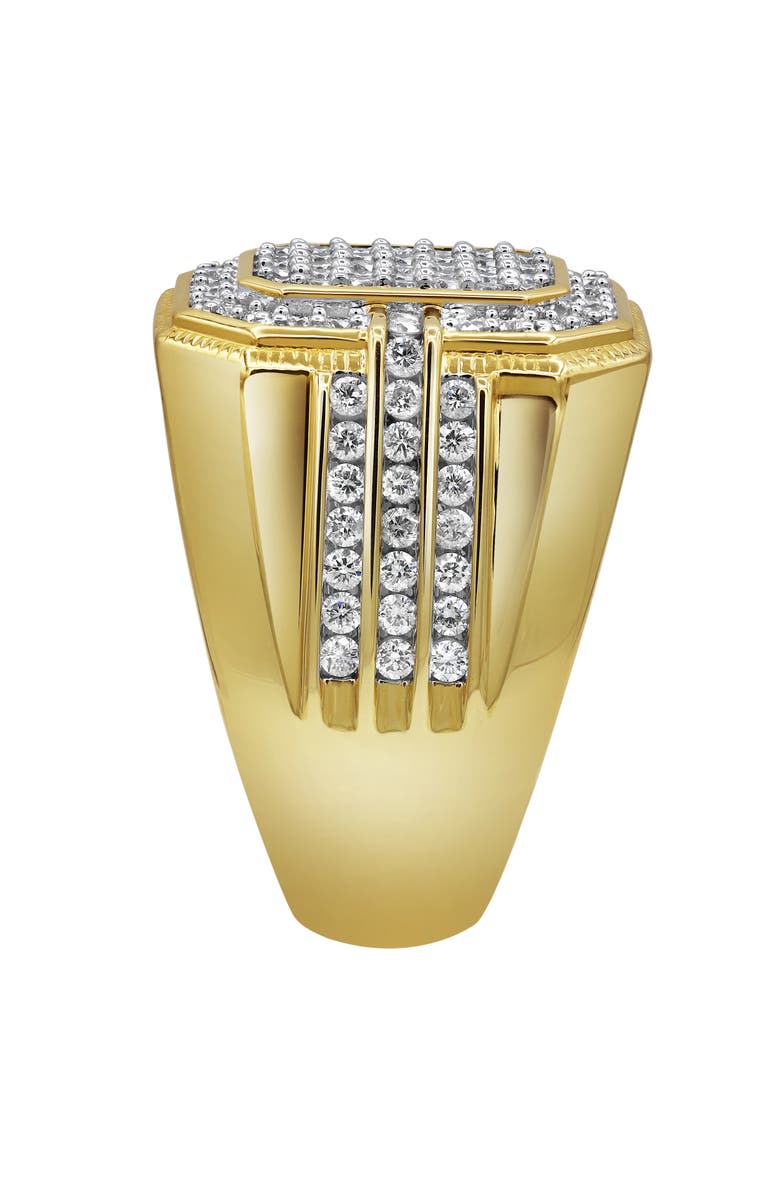 LuvMyJewelry MVP 14K Yellow Gold Diamond Men Statement Ring - 1.67ct., Alternate, color, 14K Yellow Gold