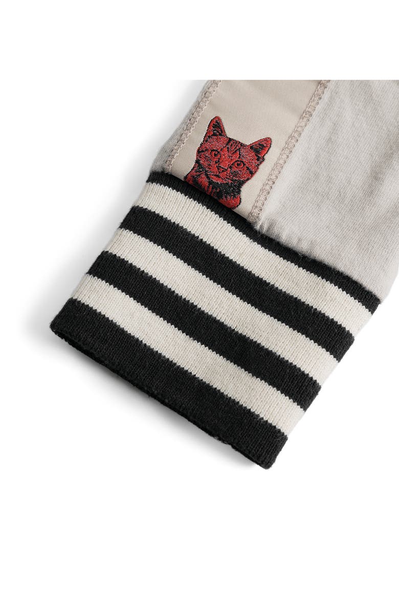 Nununu Kids' Cool Cat Zip Hoodie, Alternate, color, 