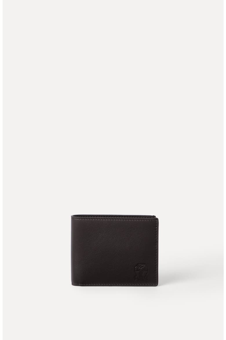 Calfskin wallet, Alternate, color, Dark Brown