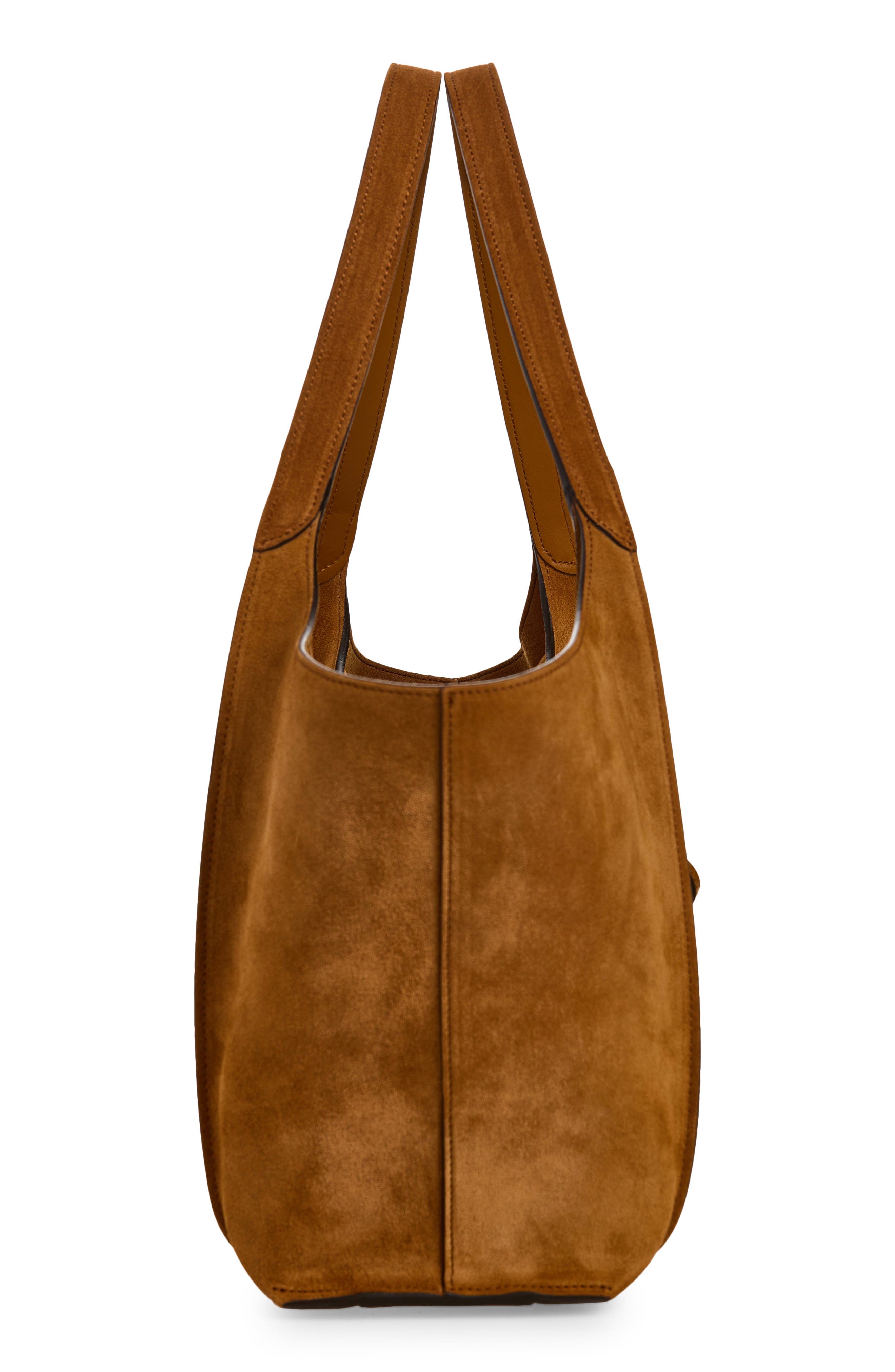 Small T-Timeless Shopper, Alternate, color, TERRA/ CAMMELLO