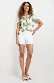 Trina Turk Salina Tie-Front Top