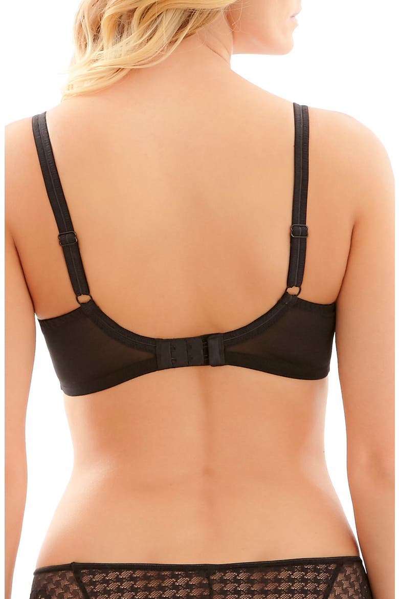 Envy Underwire Stretch Lace Side Support Bra, Alternate, color, BLACK