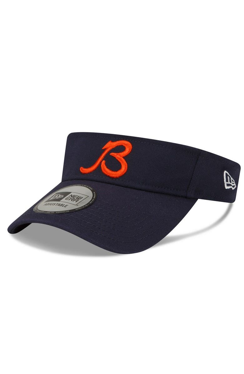New Era Men's New Era Navy Chicago Bears 2022 Sideline Adjustable Visor, Alternate, color, 