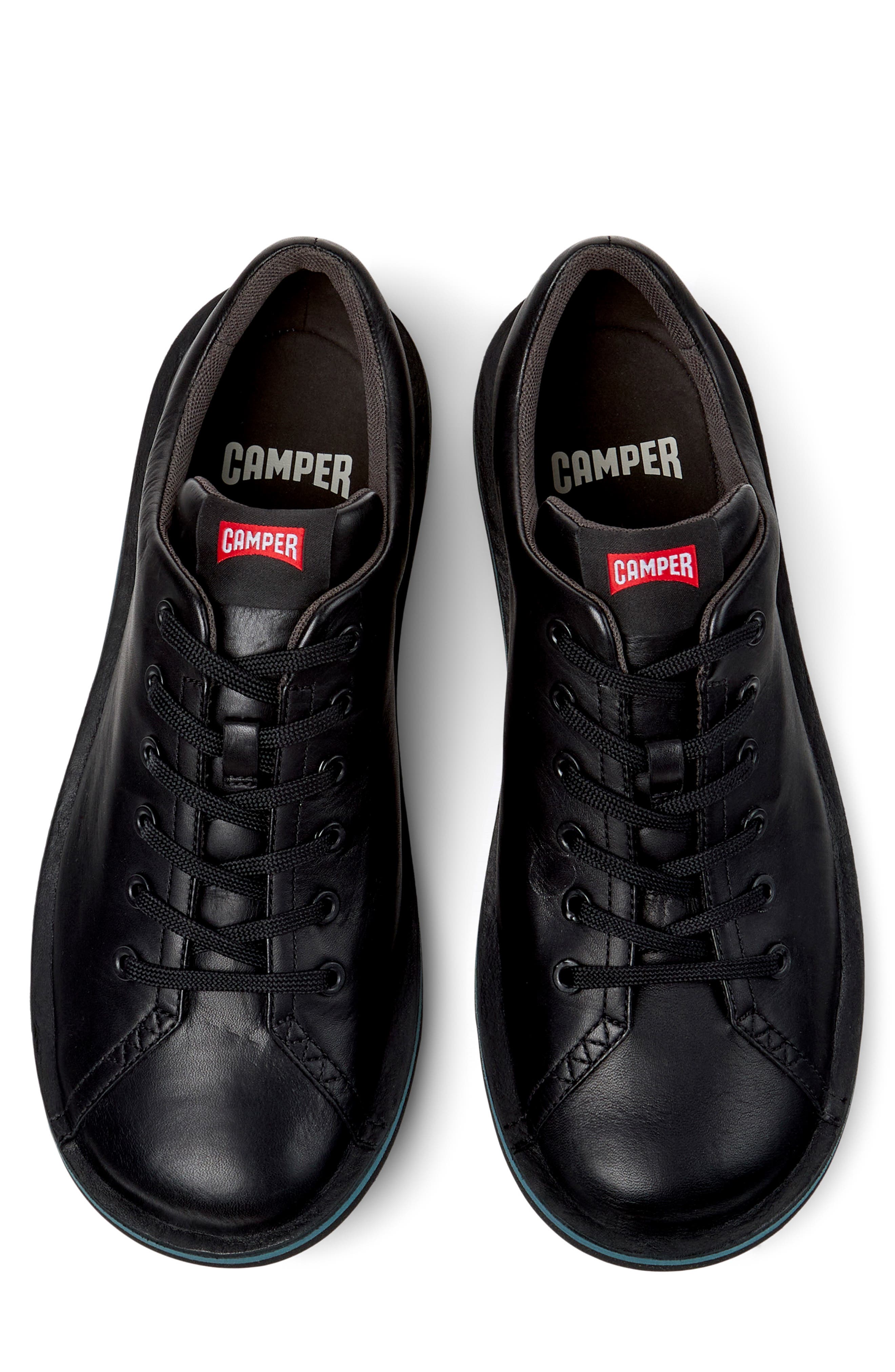 Camper Beetle Sneaker, Alternate, color, Black Black