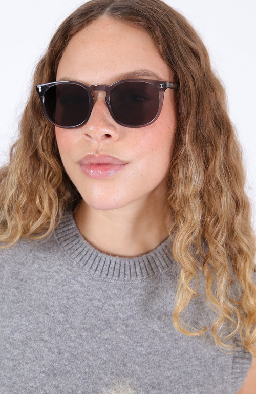 Illesteva Eldridge 56 Sunglasses In Mercury/grey