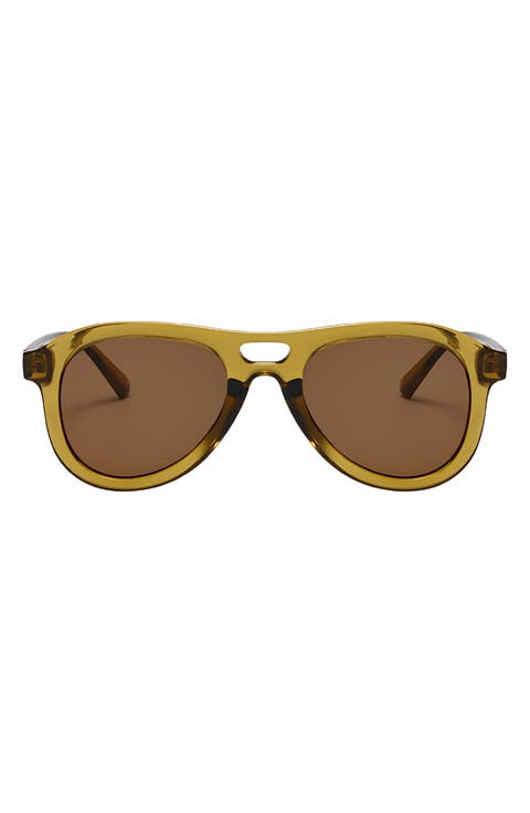 Thayer 50mm Polarized Aviator Sunglasses