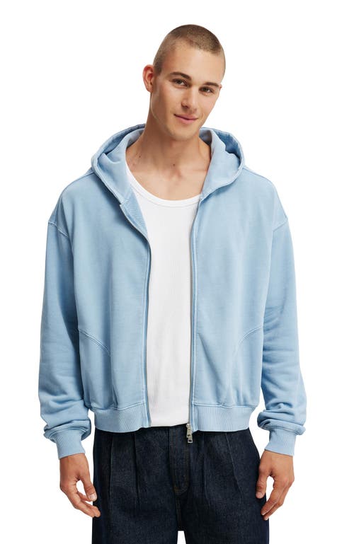 COTTON ON CROPPED ZIP UP HOODIE 