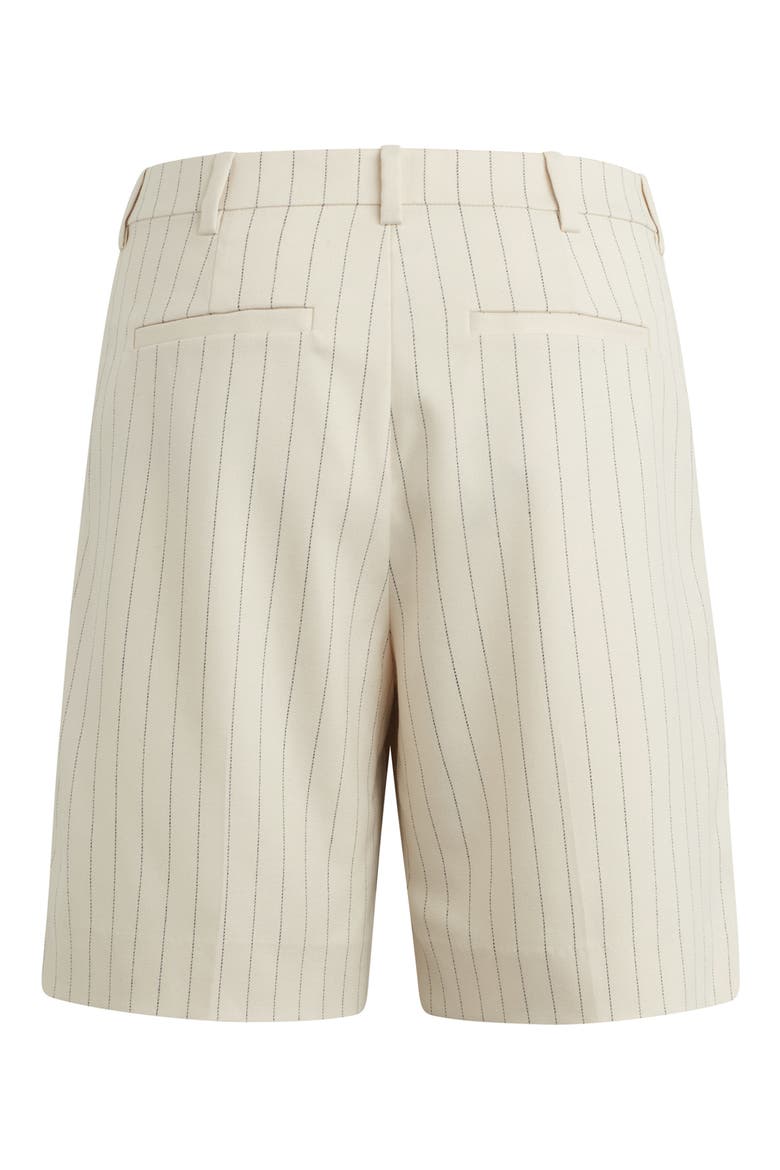 The Low Favorite Bermuda Shorts, Alternate, color, IVORY/ NAVY PINSTRIPE