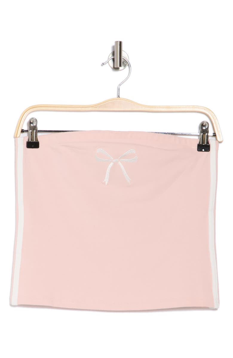 Hi Res Bow Bandeau Tube Top, Alternate, color, Marshmallow/ Lotus