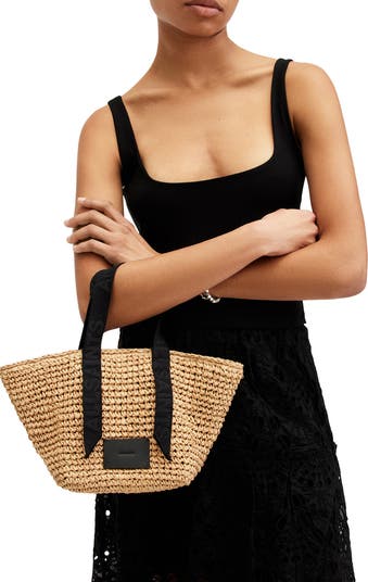 Celayne Straw Mini Tote