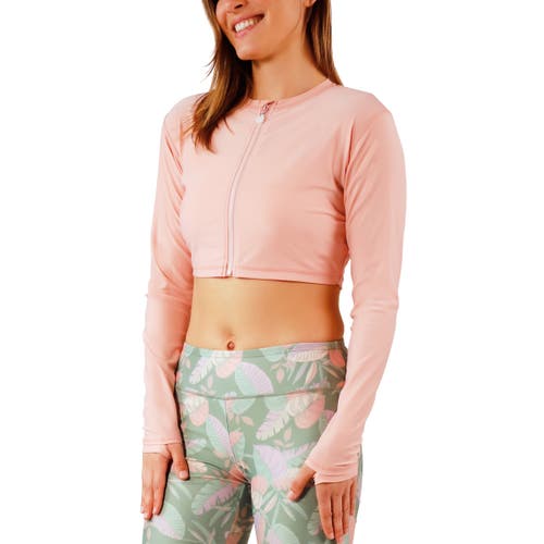 Uv Skinz Active Swim Shrug In Dusty Pink