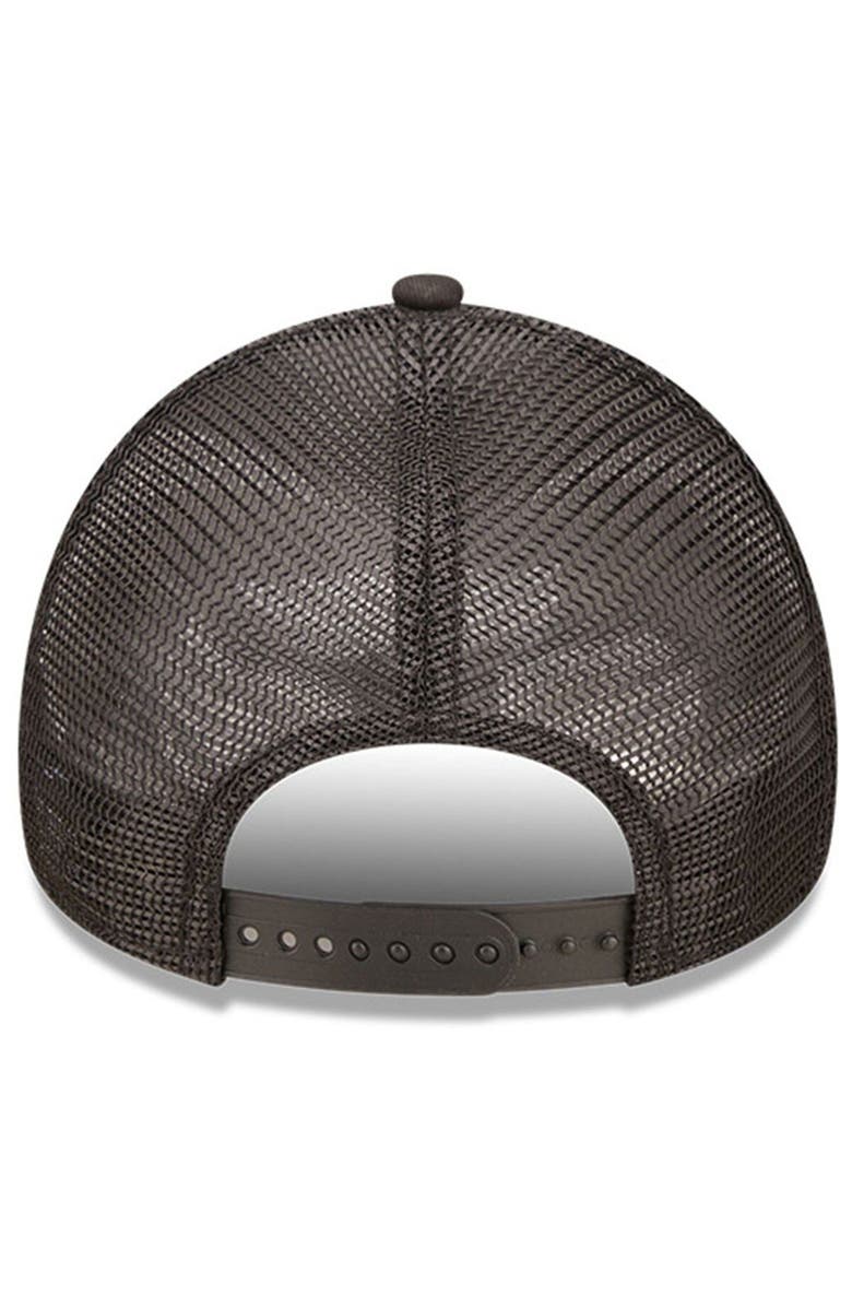 New Era Men's New Era Black Kurt Busch 23XI Racing 9FORTY A-Frame Trucker Snapback Adjustable Hat, Alternate, color, 