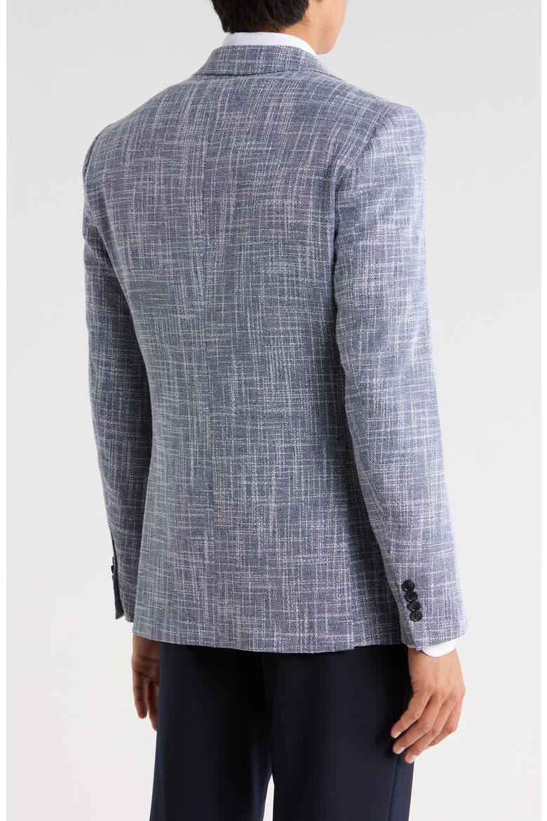 Screeweave Knit Sport Coat, Alternate, color, BLUE