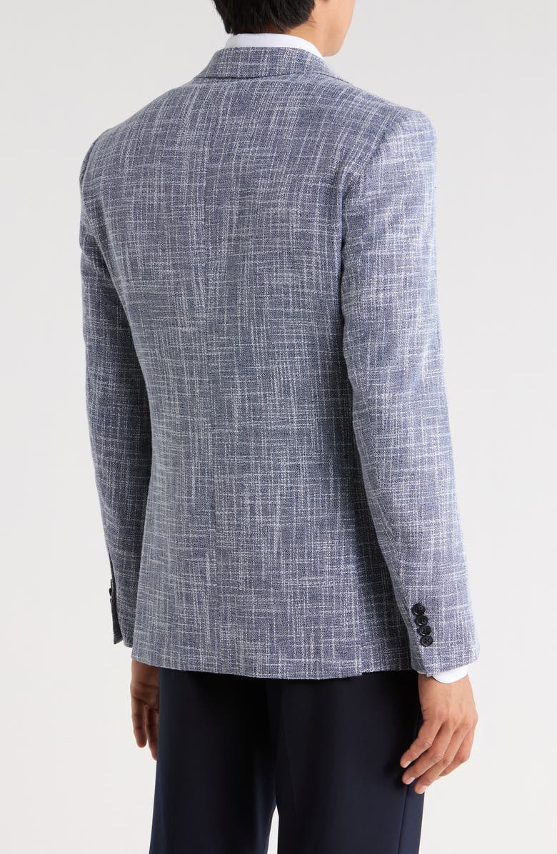 John Varvatos Star USA Screeweave Knit Sport Coat, Alternate, color, Blue