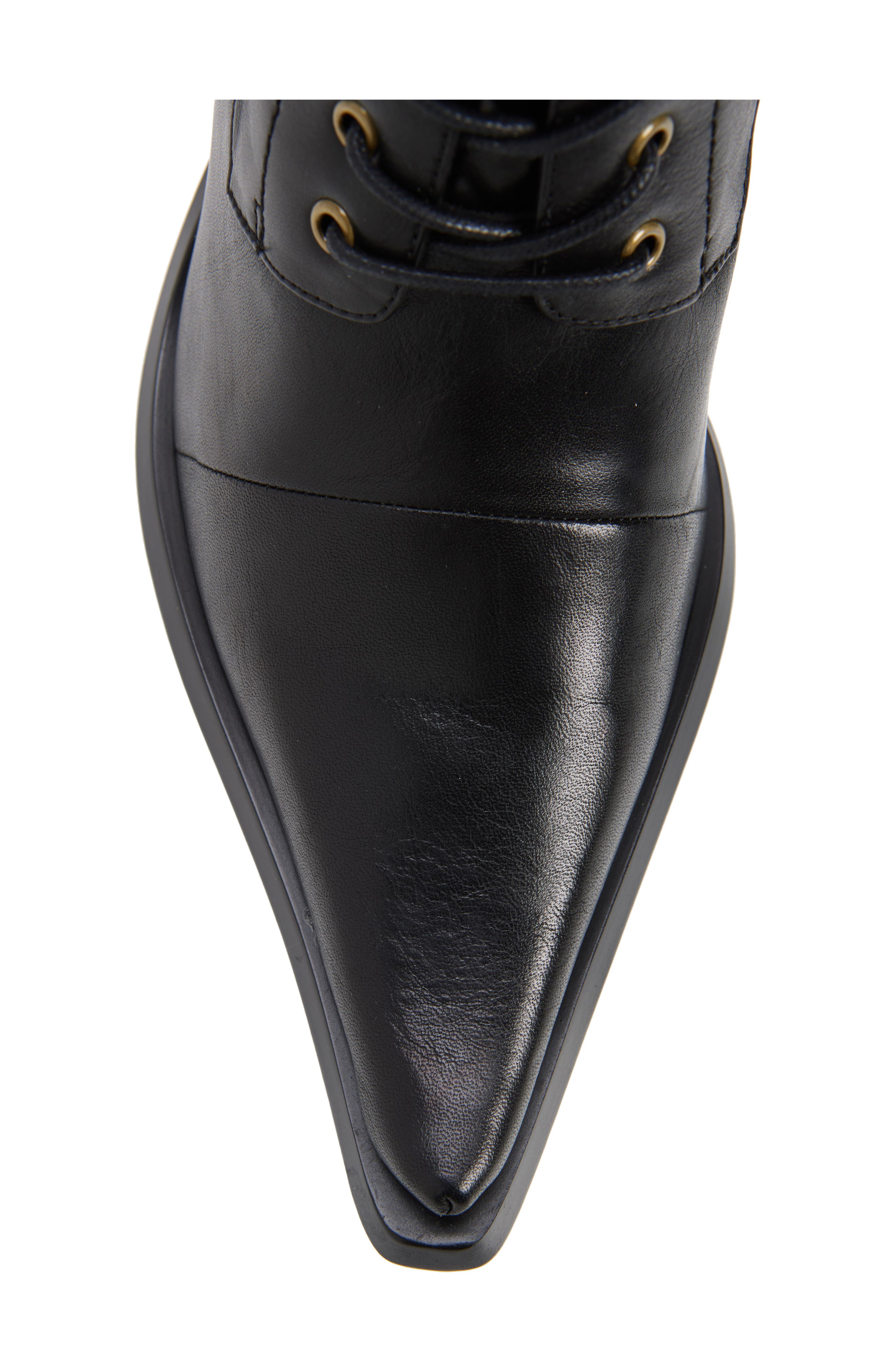 Jeffrey Campbell Lani Lace-Up Boot, Alternate, color, Black