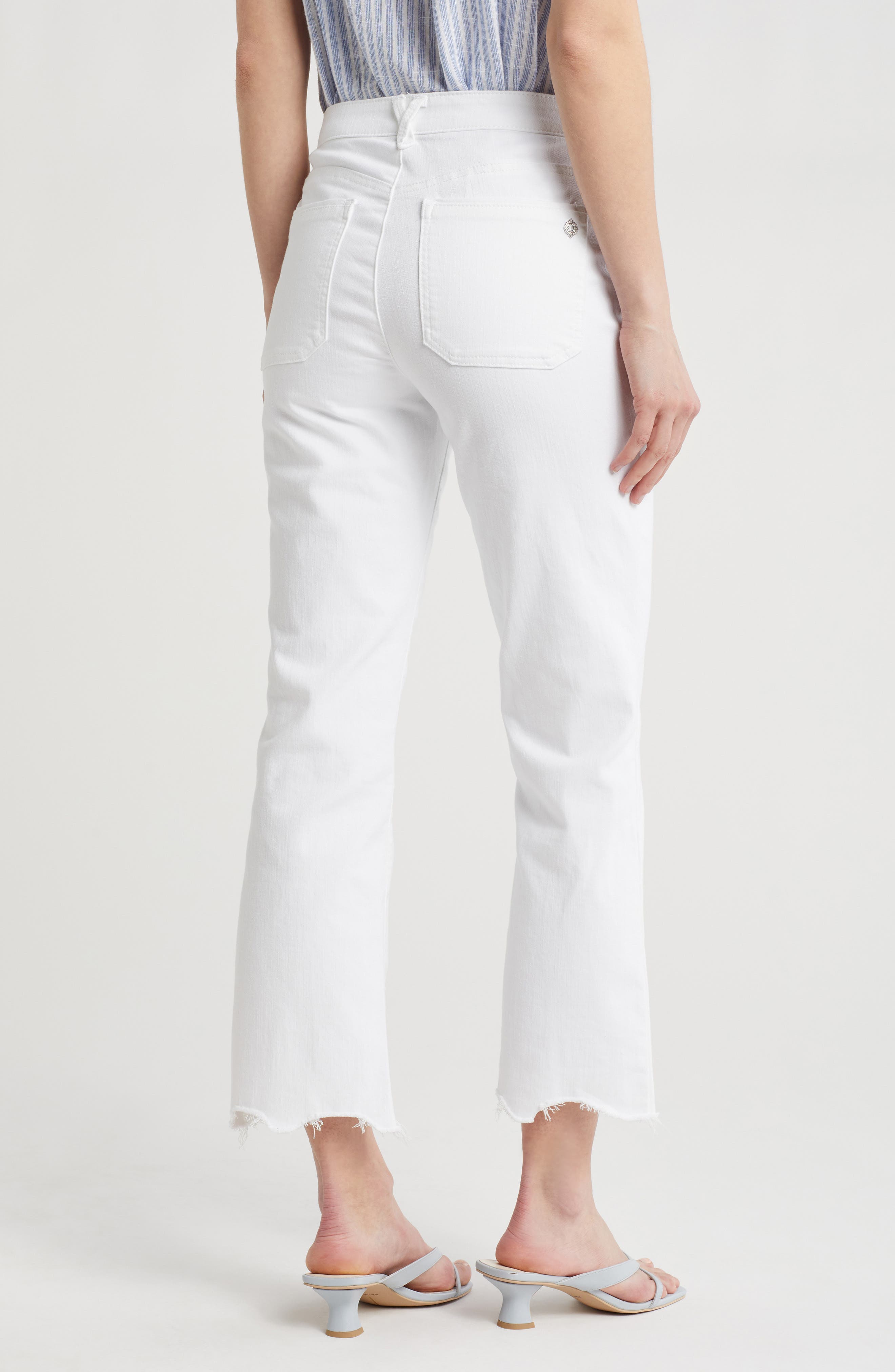 Scallop Hem Barely Boot Jeans - image 2