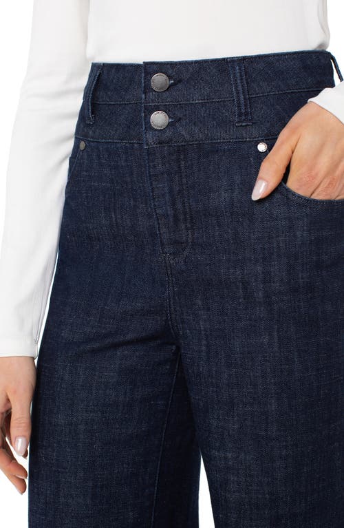 Liverpool Los Angeles Stride High Waist Wide Leg Jeans In Blue