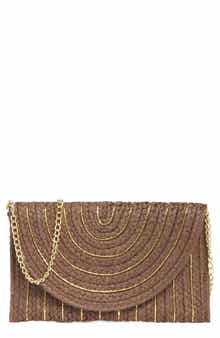 Collection XIIX Straw Clutch