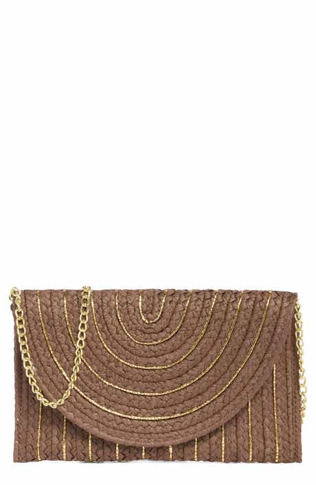 Collection XIIX Straw Clutch