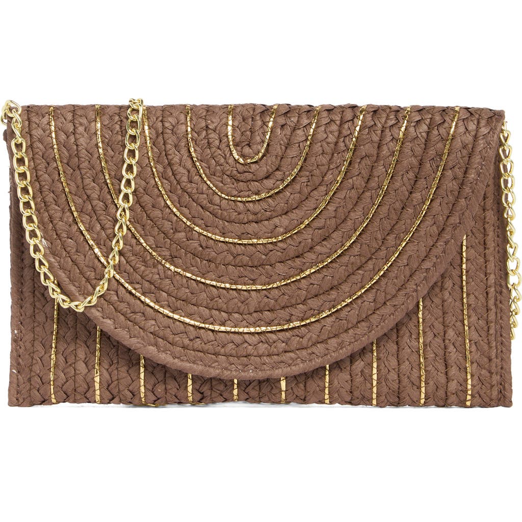 Collection Xiix Straw Clutch