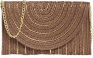 Collection XIIX Straw Clutch