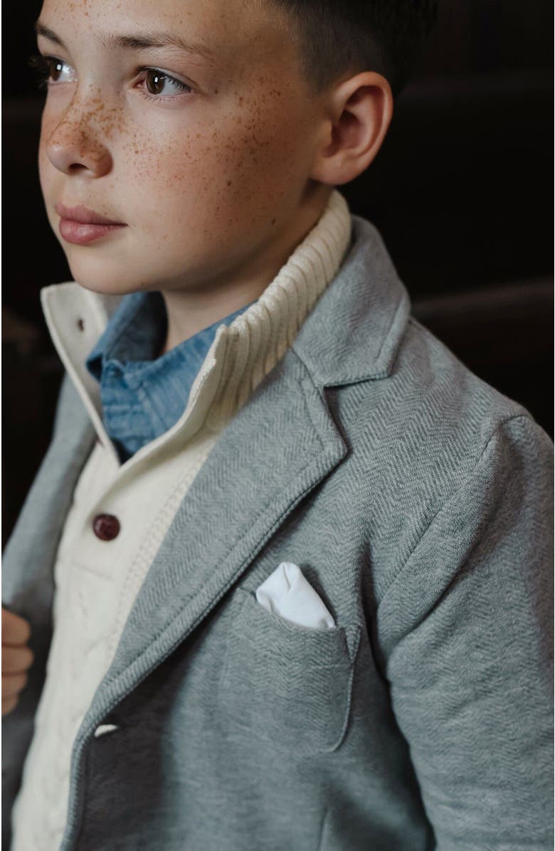 Hope & Henry Boys' Fleece Blazer, Kids, Alternate, color,