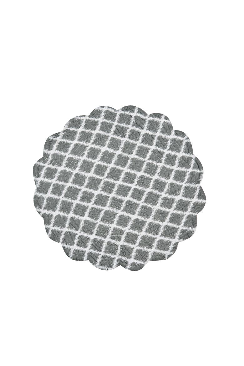 Heather Placemats Set of 6, 17", Alternate, color, Gray
