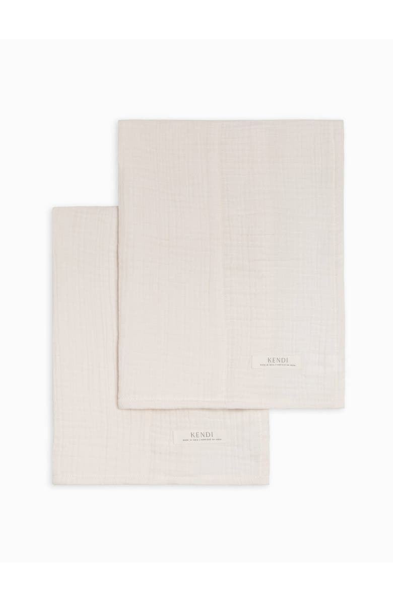 Organic 2-Pack Muslin Burp Cloths