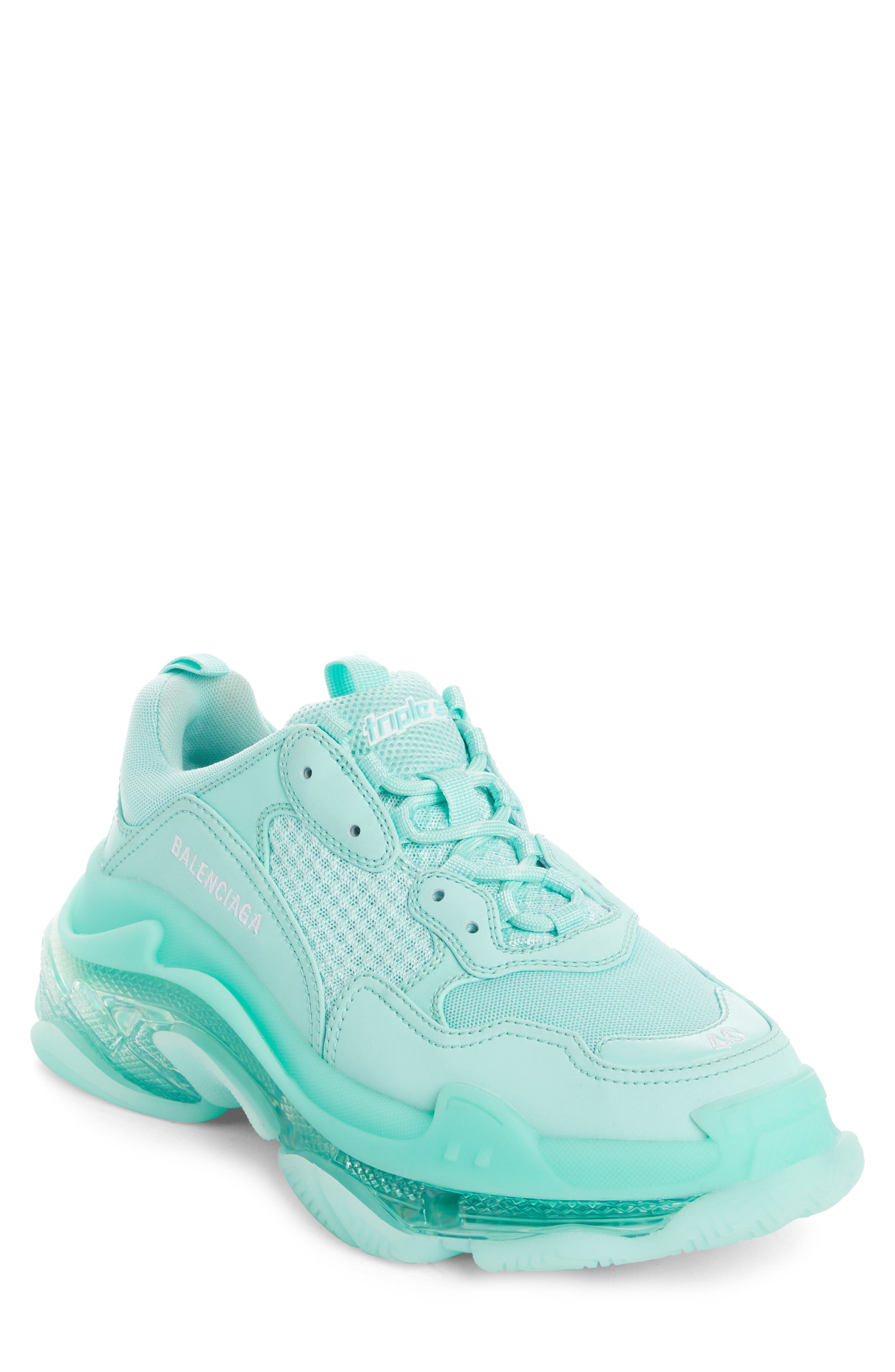 Triple S Sneaker, Main, color, MINT