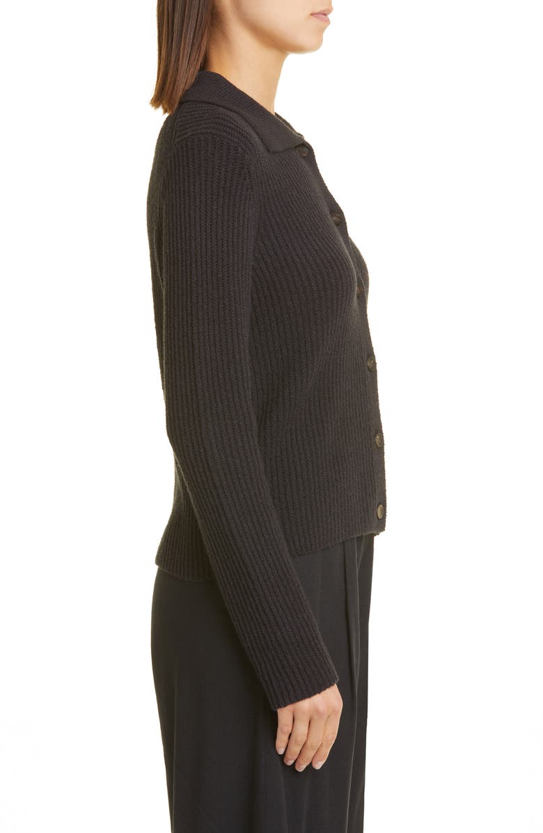 Vince Rib Polo Cardigan, Alternate, color,