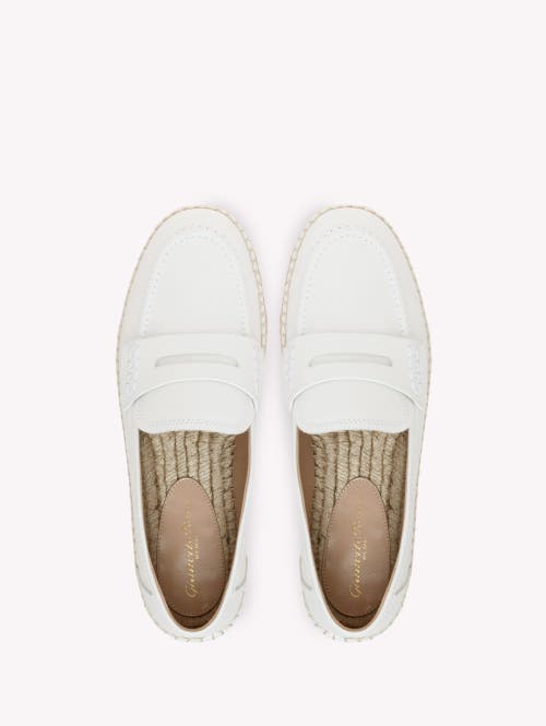 Gianvito Rossi Woven Raffia Espadrilles In White