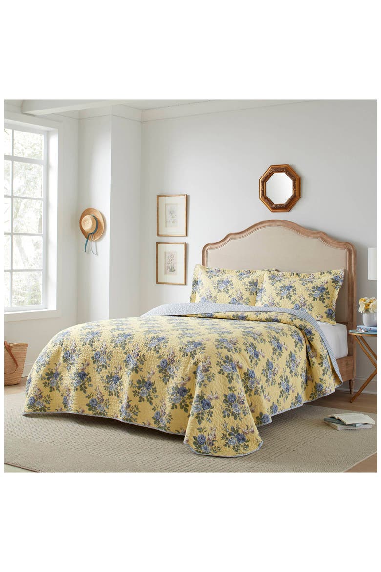 Linley Quilt & Sham Set, Alternate, color, YELLOW