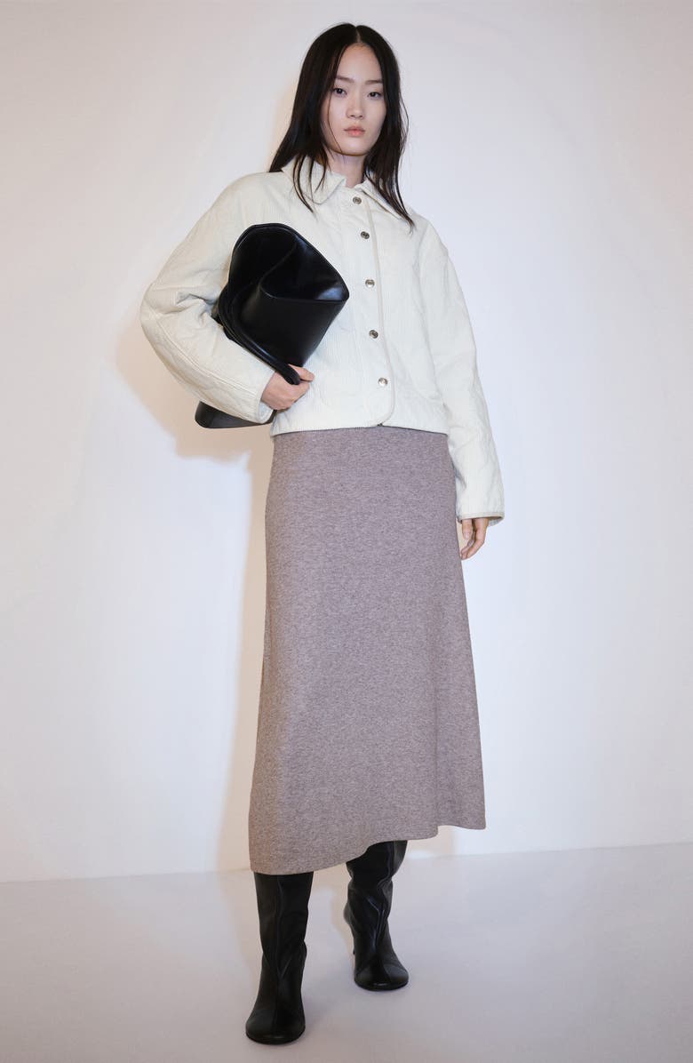 MANGO Quilted Corduroy Jacket, Alternate, color,