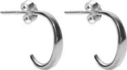 ARGENTO VIVO Small Oval J-Hoop Earrings