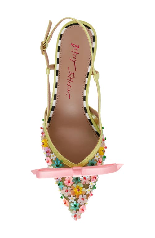BETSEY JOHNSON BETSEY JOHNSON SADYY SLINGBACK POINTED TOE PUMP