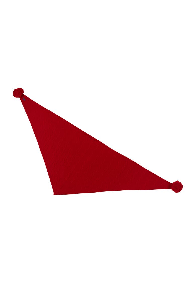 Cable Pom Pom Bandana, Main, color, Rl 2000 Red