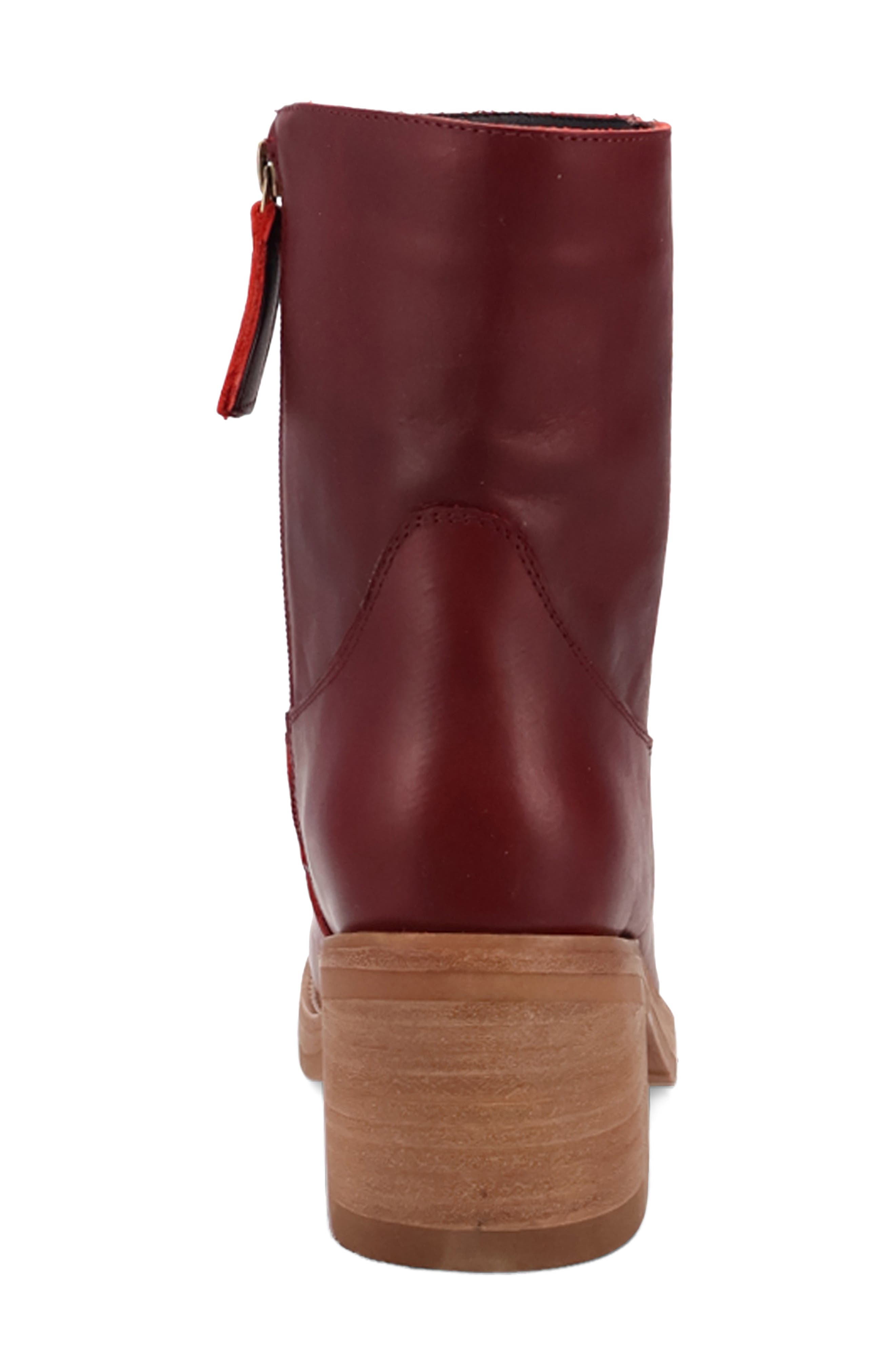 Roxy Bootie, Alternate, color, MERLOT