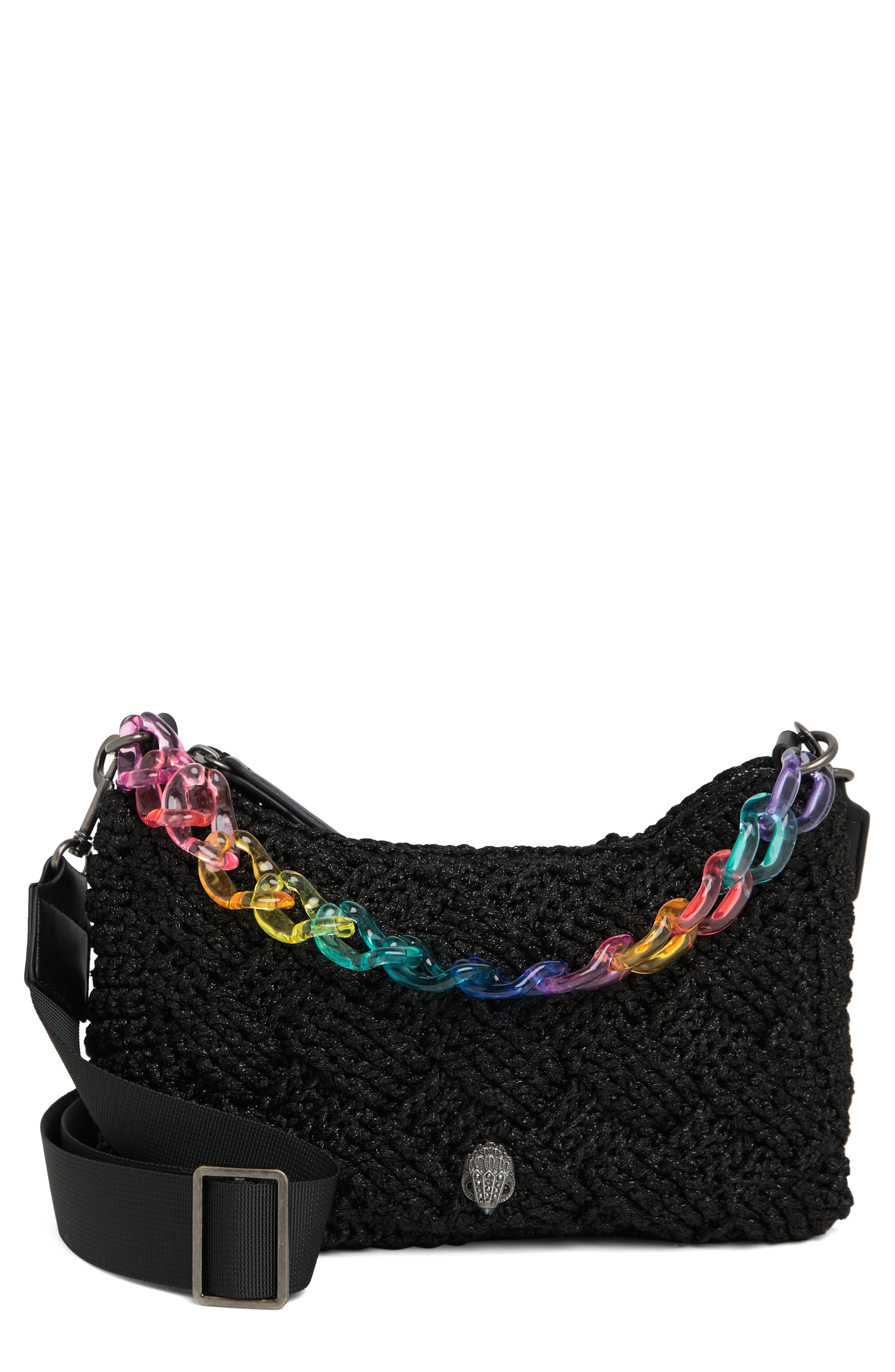Kurt Geiger London Crochet Crossbody Bag, Main, color, 