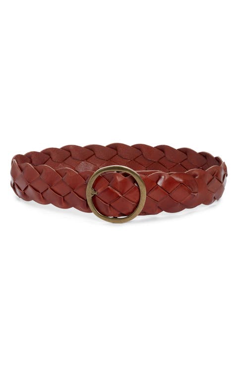 Kaylee Braided Leather Belt